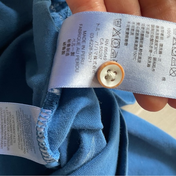 TOMMY BAHAMA Bahama Reef Polo Shirt Cobalt Blue Men’s Size S - Picture 13 of 13